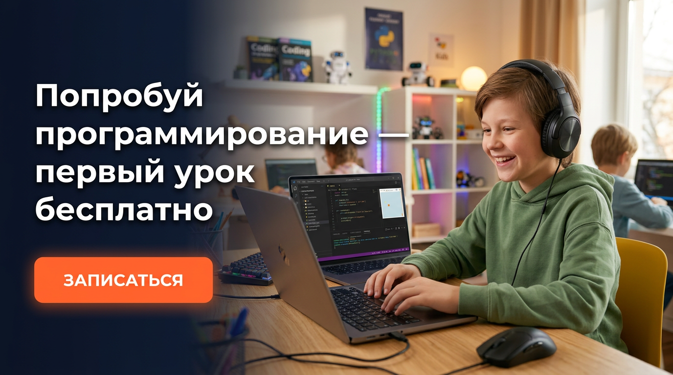 Попробуй программирование — первый урок бесплатно